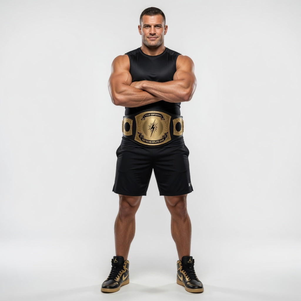 Custom Wrestling Belt - Customizable Championship Belt for Award Sports Events - Personalized Wrestling Belt
