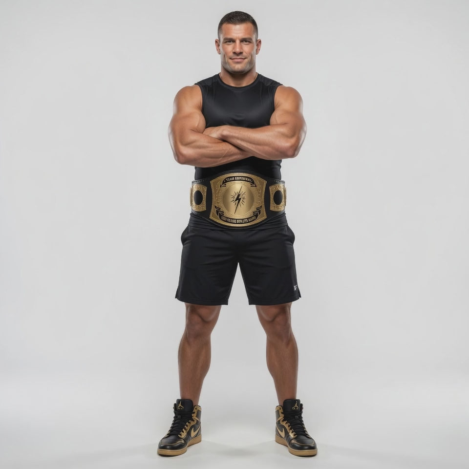 Custom Wrestling Belt - Customizable Championship Belt for Award Sports Events - Personalized Wrestling Belt